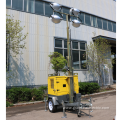 Portable trailer mobile light towers